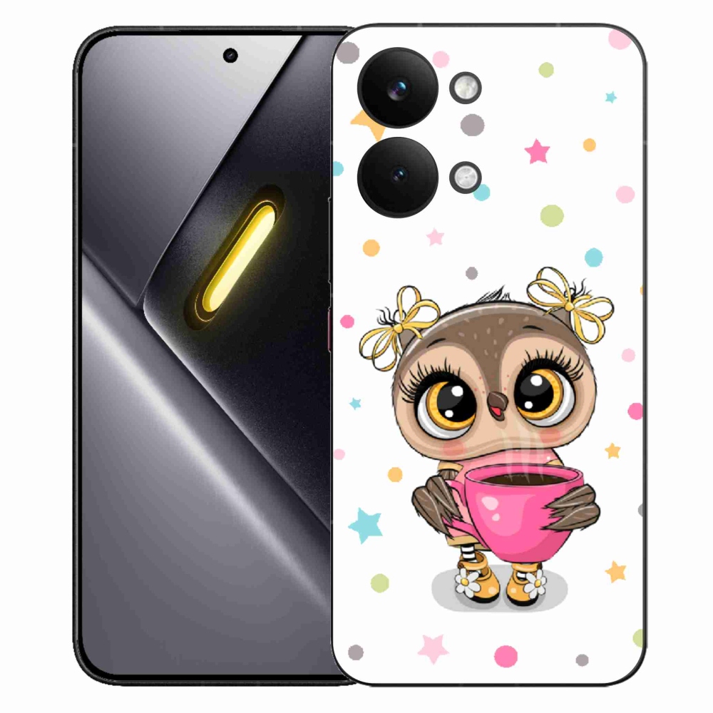 Gél borítás mmCase a Xiaomi Poco X8 Pro Max számára - rajzfilm bagoly