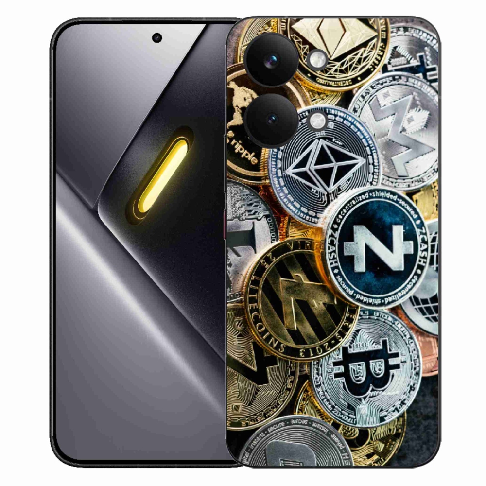 Gél borítás mmCase a Xiaomi Poco X8 Pro Max számára - kriptovaluták