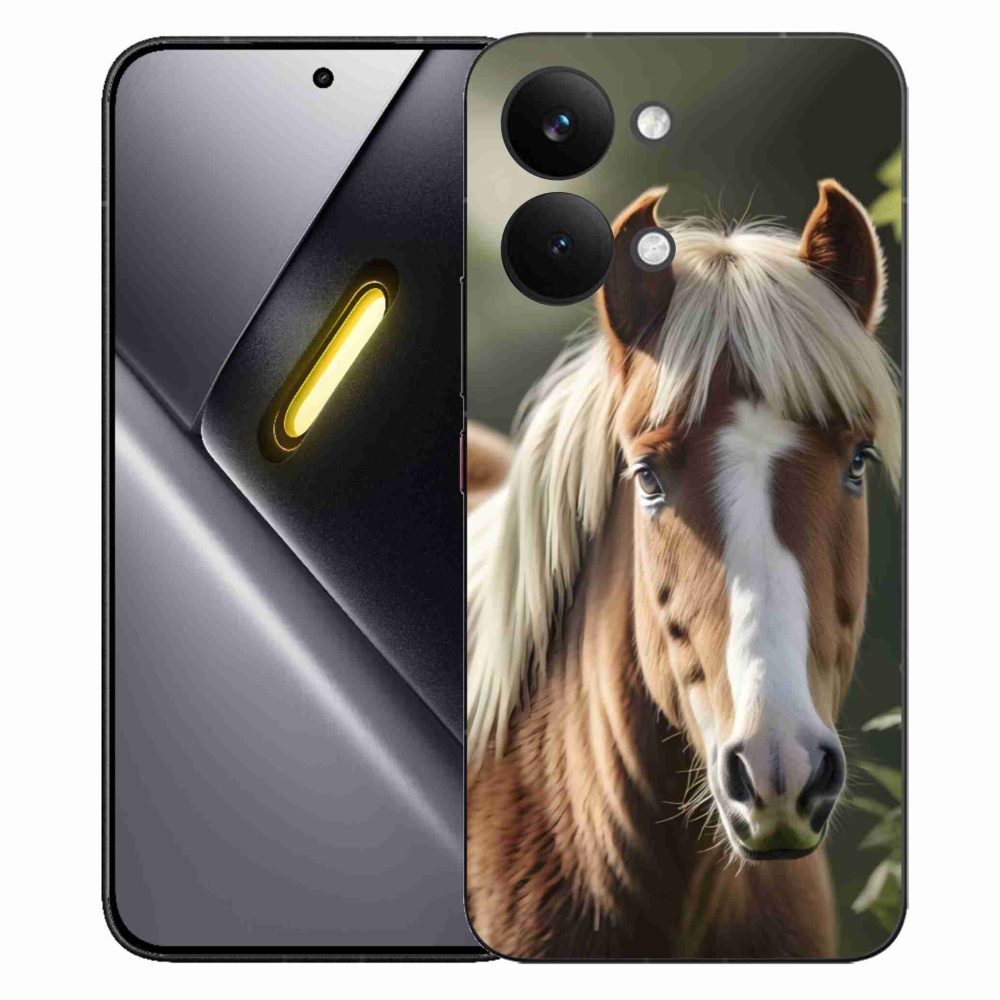 Gél borítás mmCase a Xiaomi Poco X8 Pro Max számára - ló könnyű sörénnyel