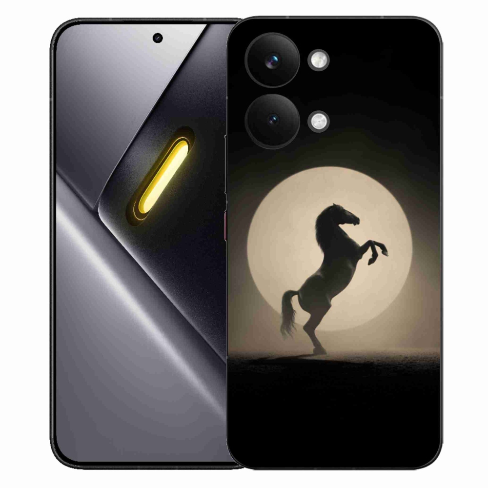 Gél borítás mmCase a Xiaomi Poco X8 Pro Max számára - ló sziluettben