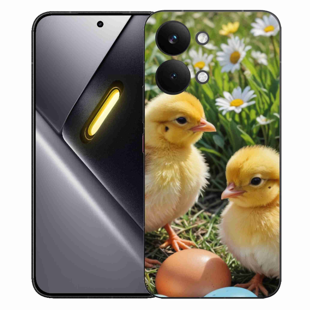 Gél borítás mmCase a Xiaomi Poco X8 Pro Max készülékhez - csirkék