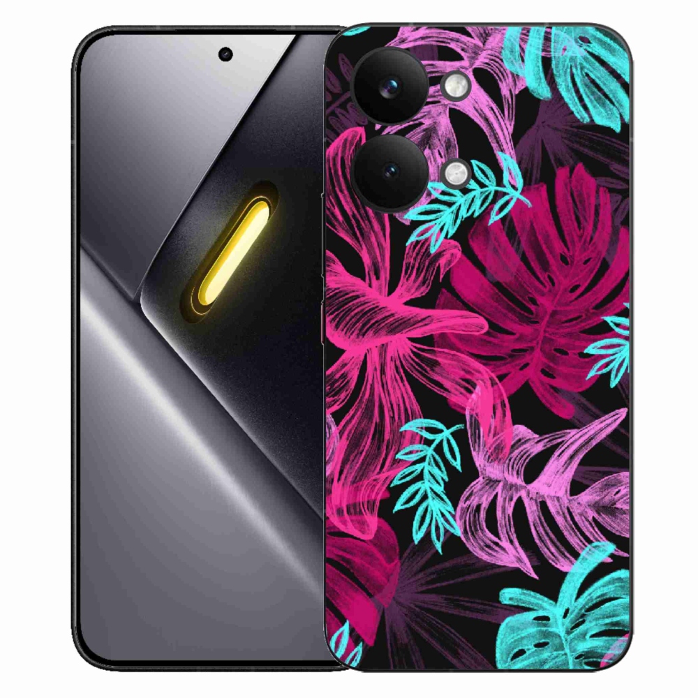 Gél borítás mmCase a Xiaomi Poco X8 Pro Max számára - virágok 1