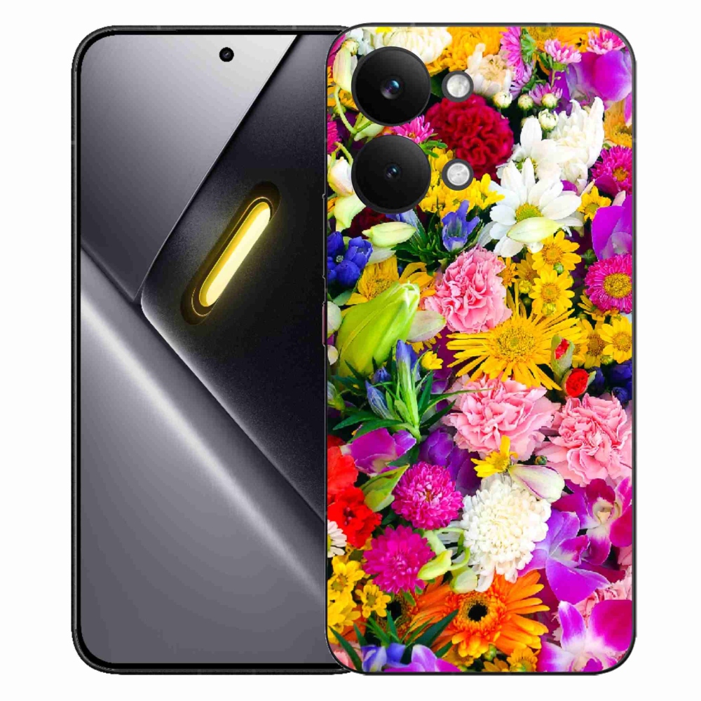 Gél borítás mmCase a Xiaomi Poco X8 Pro Max számára - virágok 12