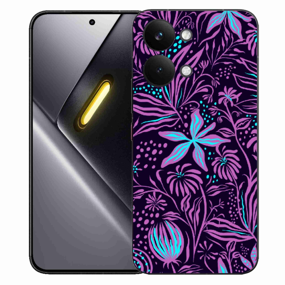 Gél borítás mmCase a Xiaomi Poco X8 Pro Max számára - virágok 2