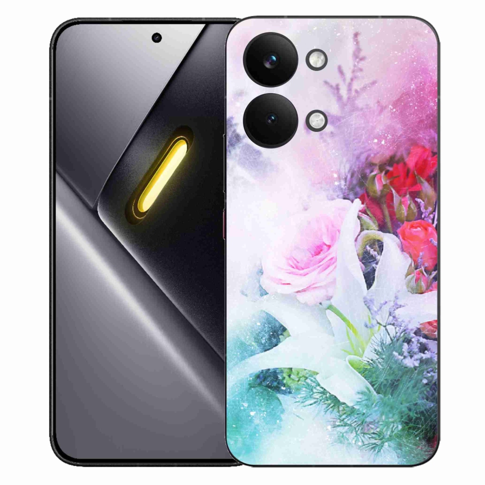 Gél borítás mmCase a Xiaomi Poco X8 Pro Max számára - virágok 4