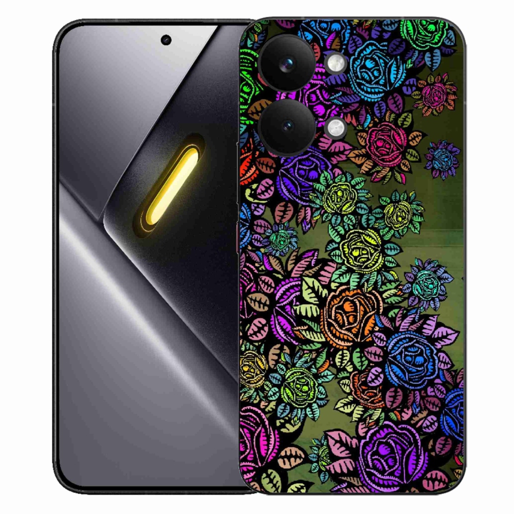 Gél borító mmCase a Xiaomi Poco X8 Pro Max számára - virágok 6