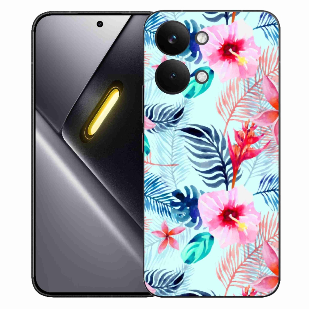 Gél borítás mmCase a Xiaomi Poco X8 Pro Max számára - virágok