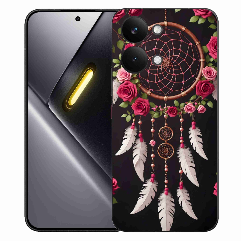 Gél borítás mmCase a Xiaomi Poco X8 Pro Max számára - álomfogó rózsákkal