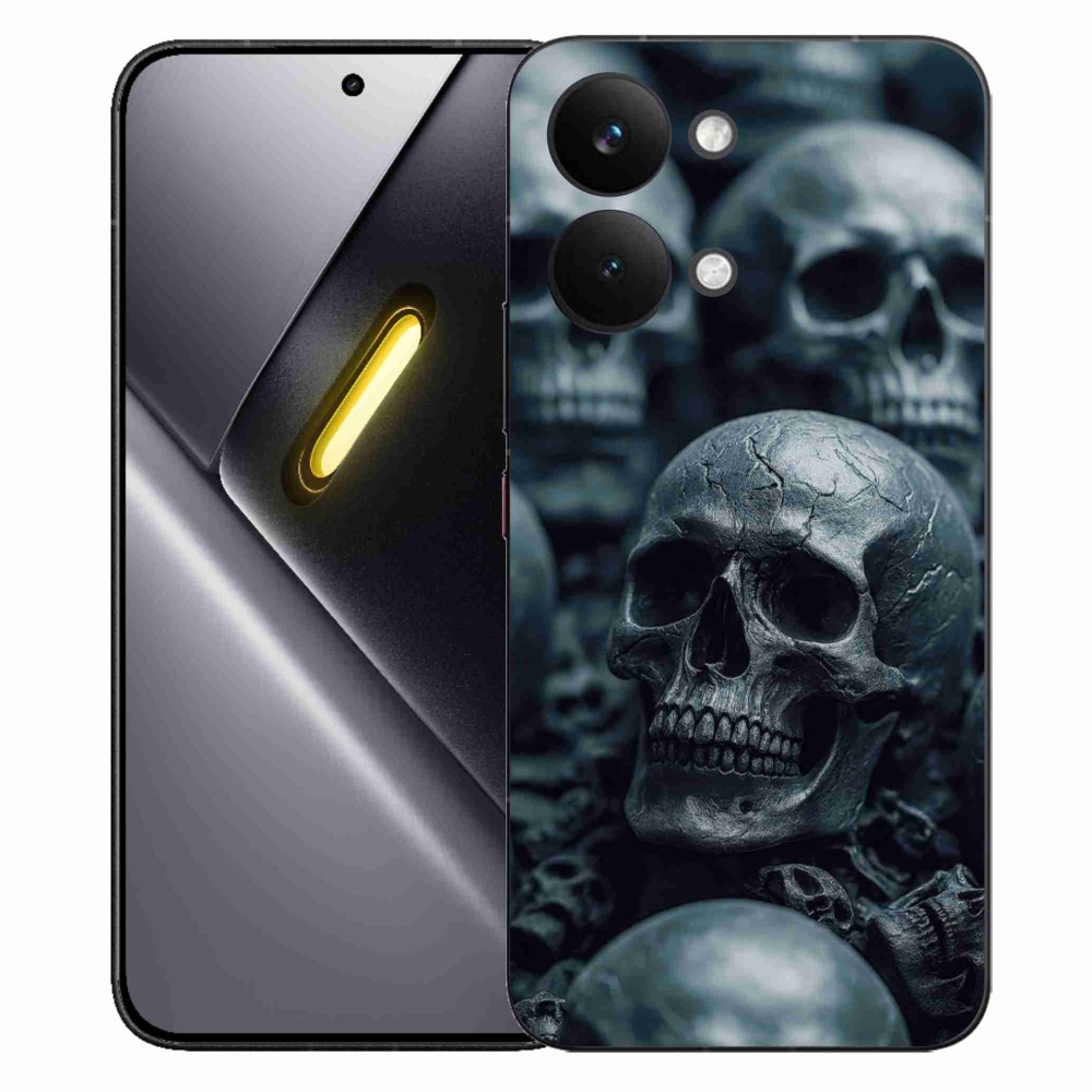 Gél borítás mmCase a Xiaomi Poco X8 Pro Max készülékhez - koponya 2