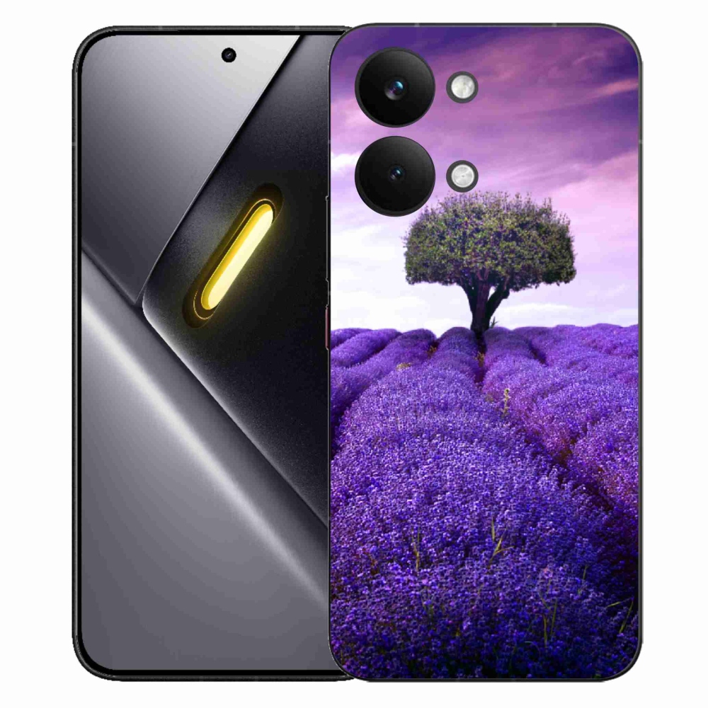 Zselés borítás mmCase a Xiaomi Poco X8 Pro Max készülékhez - levendula rét