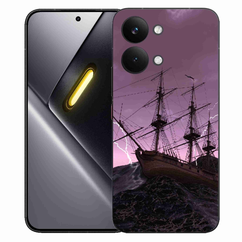 Gél borítás mmCase a Xiaomi Poco X8 Pro Max számára - hajó a viharban