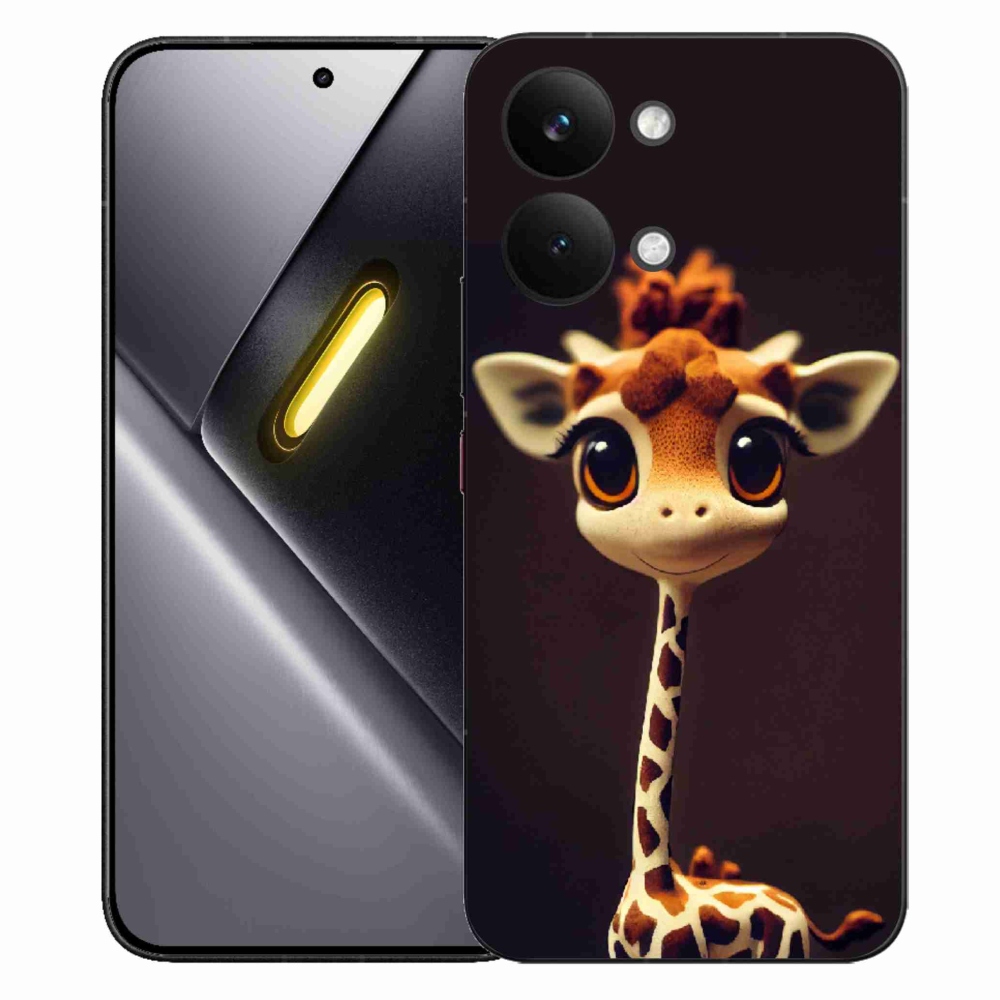 Gél borítás mmCase a Xiaomi Poco X8 Pro Max készülékhez - kis zsiráf