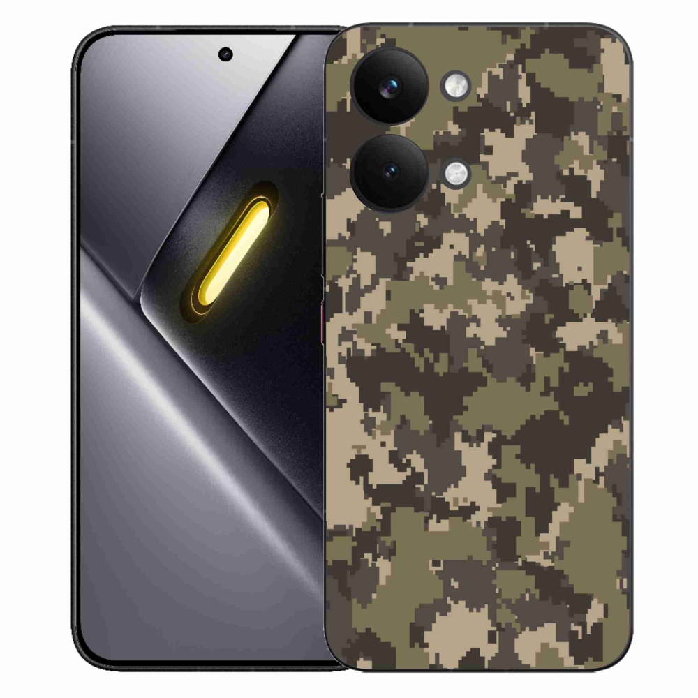 Gél borítás mmCase a Xiaomi Poco X8 Pro Max számára - terepszínű minta 12