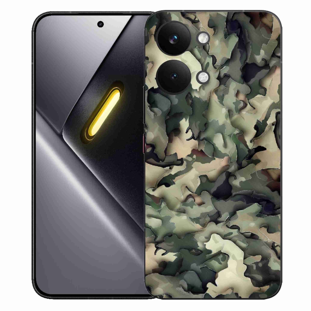 Gél borítás mmCase a Xiaomi Poco X8 Pro Max számára - terepszínű minta 9