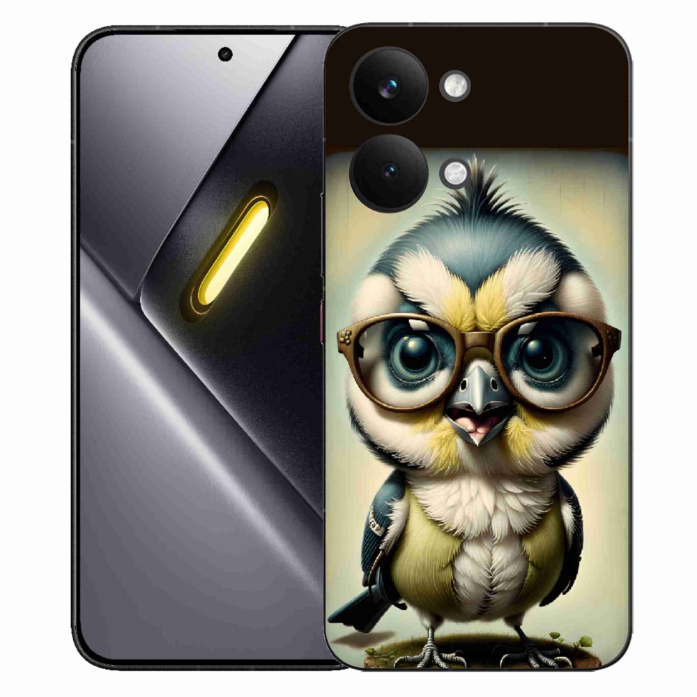 Zselés borítás mmCase a Xiaomi Poco X8 Pro Max - cub szemüveggel