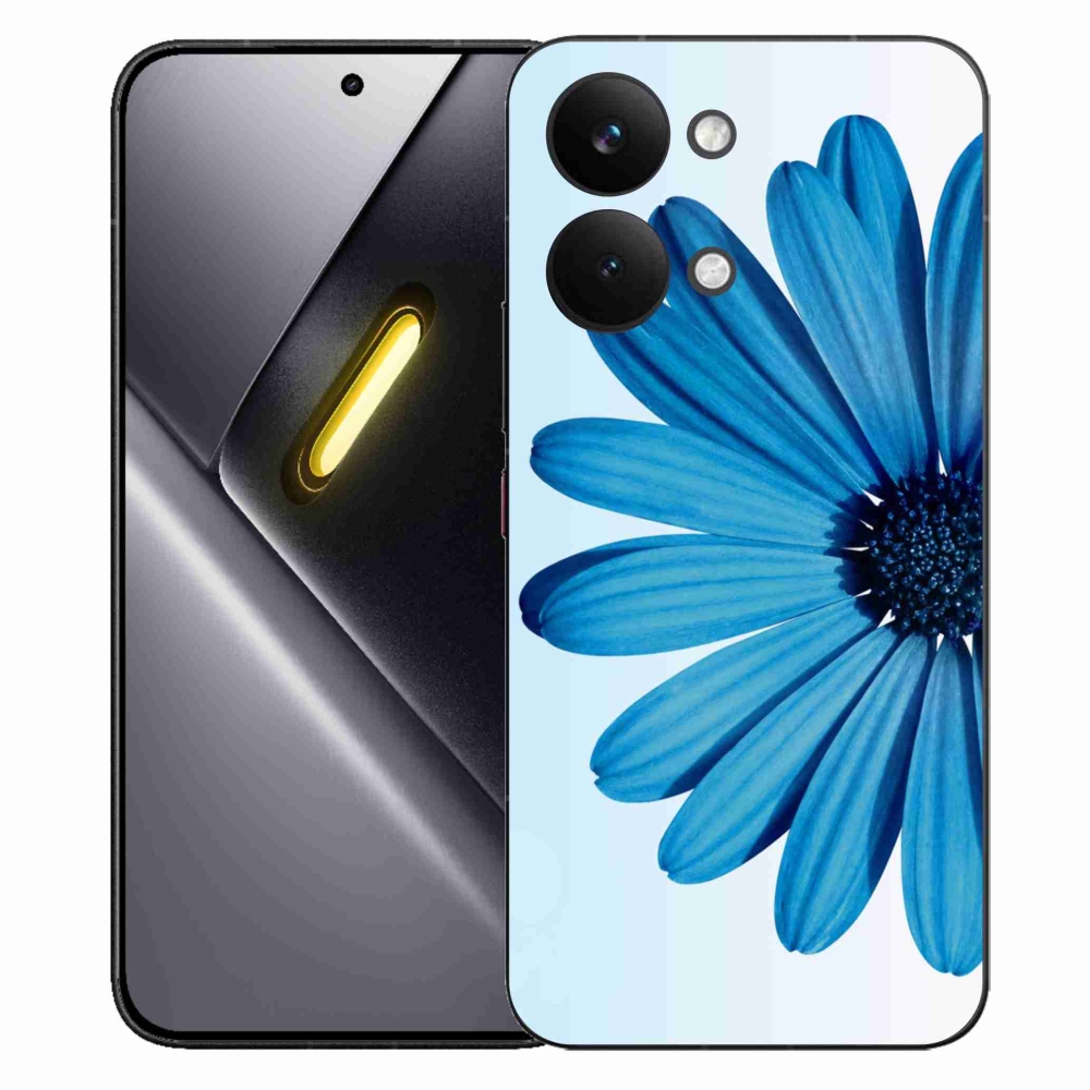 Gél védőhuzat mmCase a Xiaomi Poco X8 Pro Max készülékhez - kék margaréta