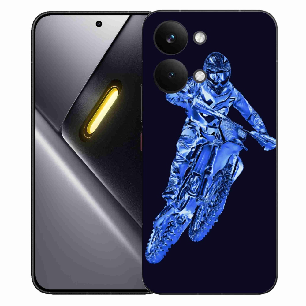 Gél borítás mmCase a Xiaomi Poco X8 Pro Max készülékhez - motocross 1