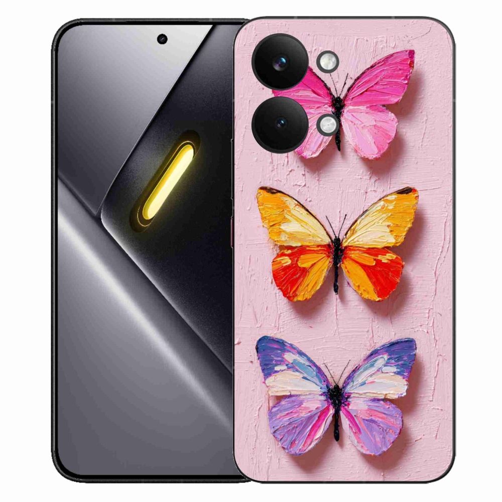 Gél borítás mmCase a Xiaomi Poco X8 Pro Max számára - pillangó trió