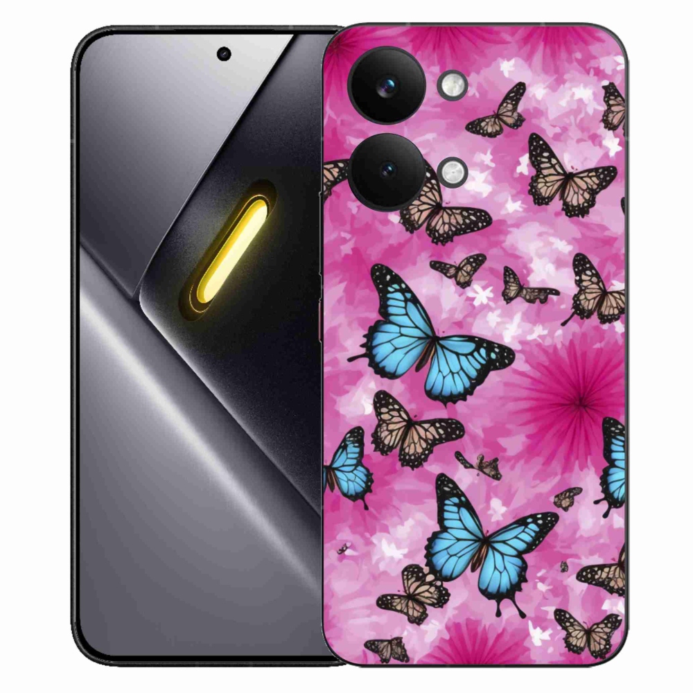 Gél borítás mmCase a Xiaomi Poco X8 Pro Max készülékhez - pillangókert