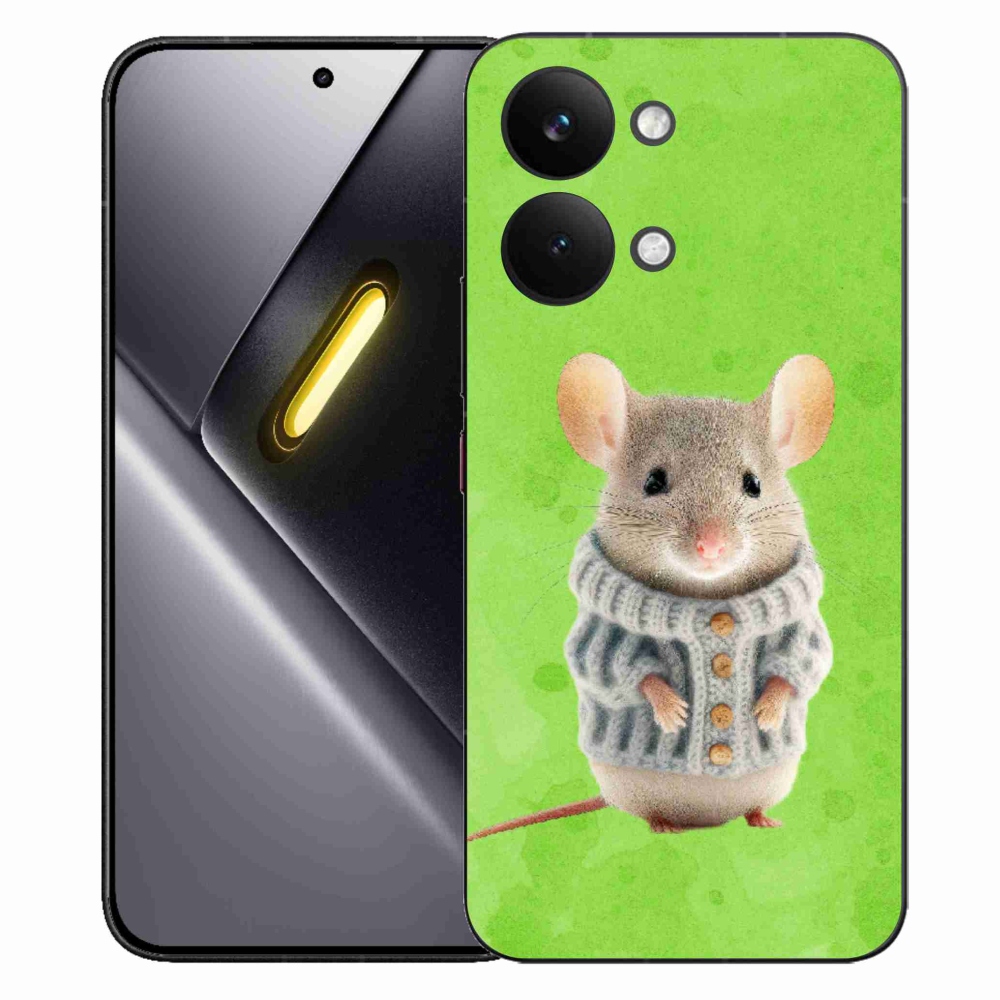 Gél borítás mmCase a Xiaomi Poco X8 Pro Max készülékhez - egér pulóverben