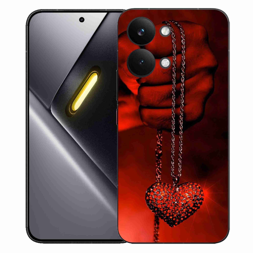 Gél borítás mmCase a Xiaomi Poco X8 Pro Max számára - nyaklánc