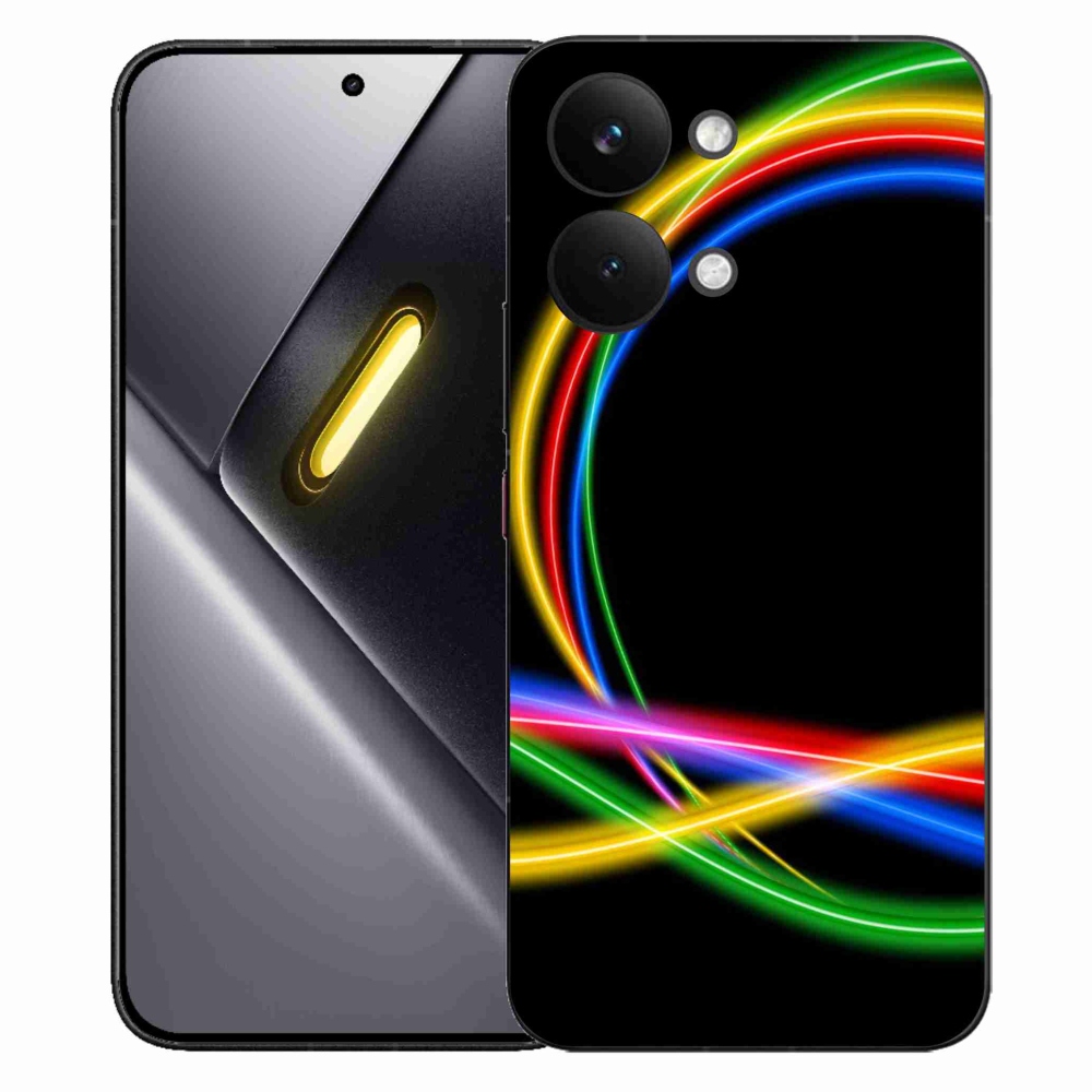 Gél borítás mmCase a Xiaomi Poco X8 Pro Max számára - neon körök