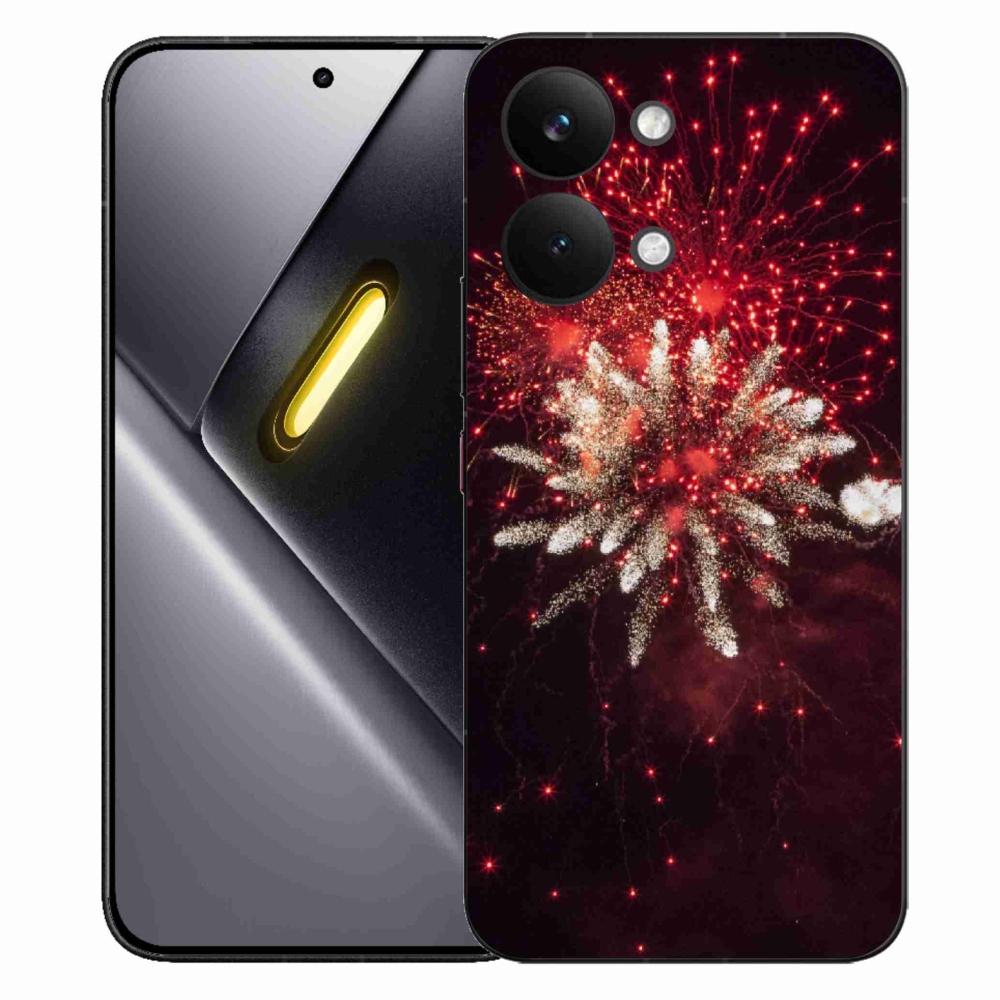 Gél borítás mmCase a Xiaomi Poco X8 Pro Max számára - tűzijáték