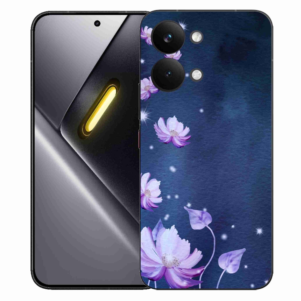 Gél borítás mmCase a Xiaomi Poco X8 Pro Max számára - hulló virágok