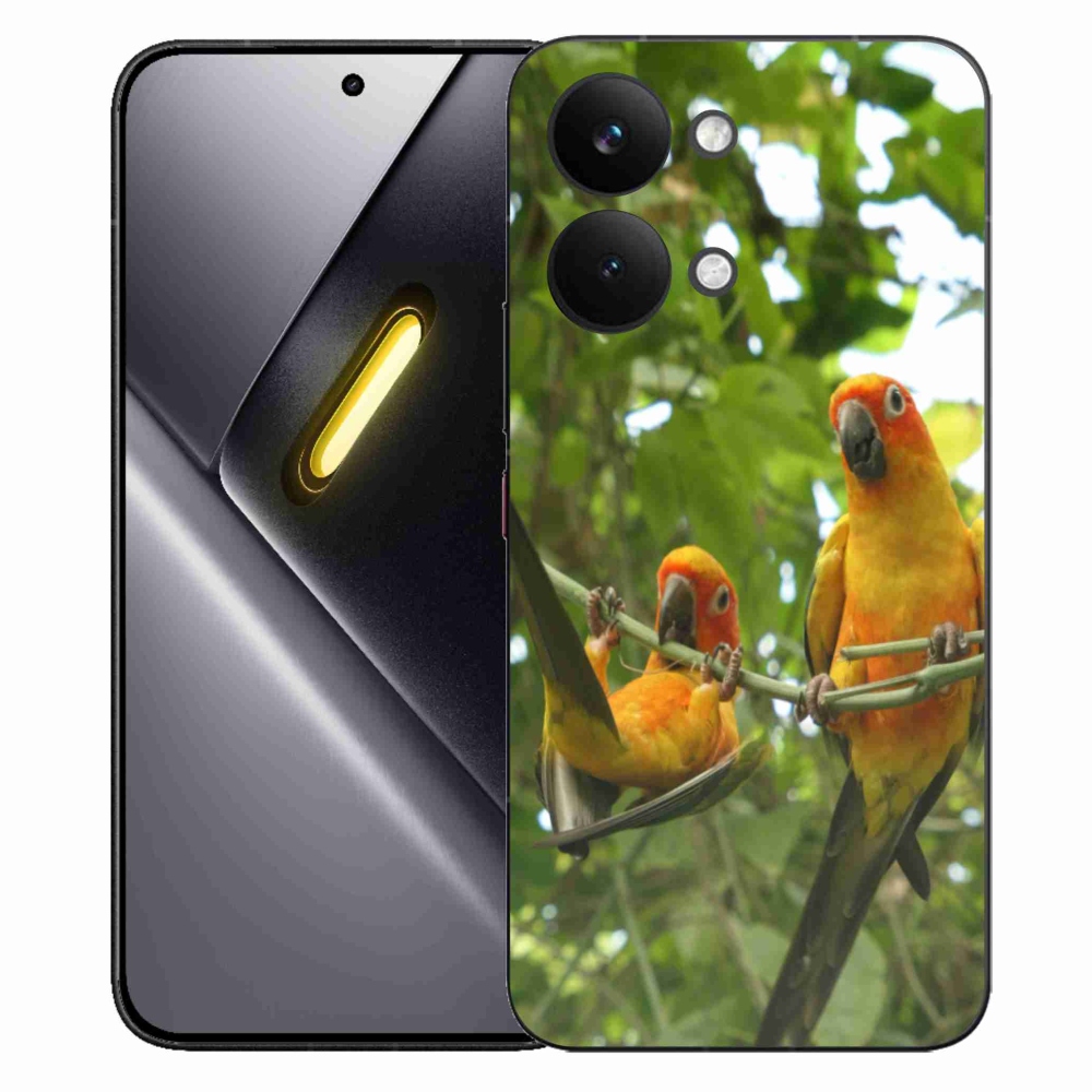 Gél borítás mmCase a Xiaomi Poco X8 Pro Max számára - papagájok aratingy