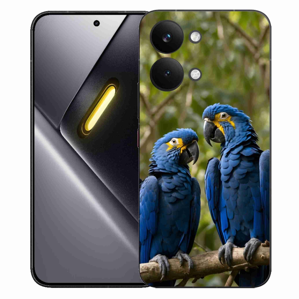 Gél borítás mmCase a Xiaomi Poco X8 Pro Max készülékhez - papagáj duo