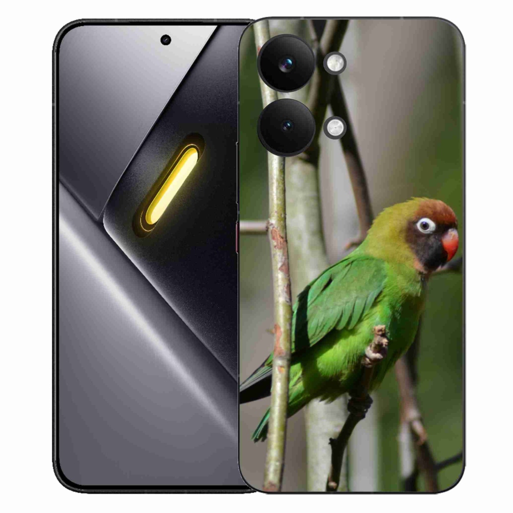 Gél borítás mmCase a Xiaomi Poco X8 Pro Max számára - papagáj agapornis