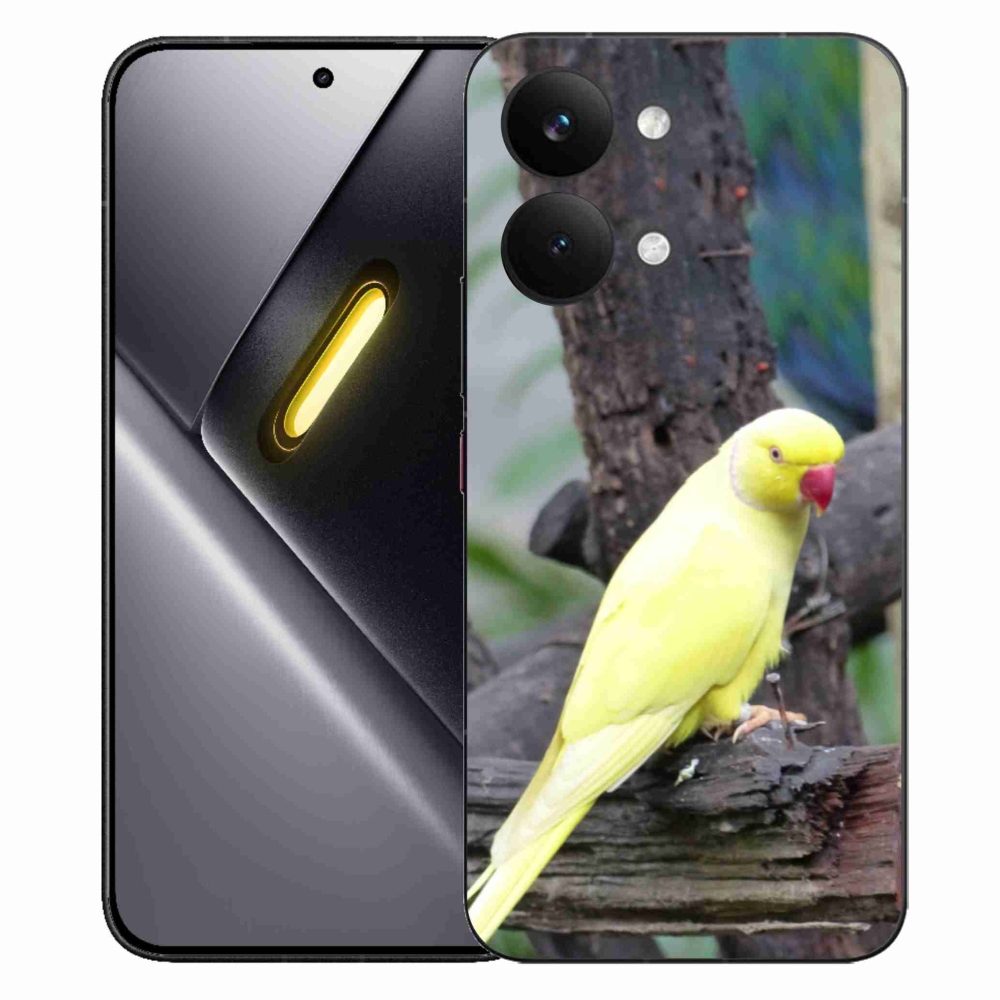 Gél borítás mmCase a Xiaomi Poco X8 Pro Max készülékhez - papagáj alexander sárga