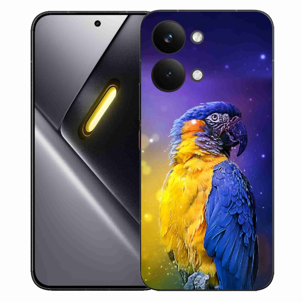 Gél borítás mmCase a Xiaomi Poco X8 Pro Max készülékhez - papagáj ara 1