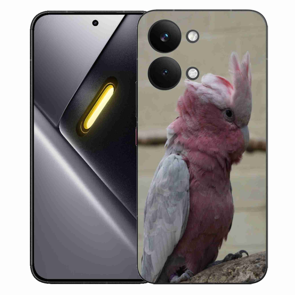 Gél borító mmCase a Xiaomi Poco X8 Pro Max készülékhez - papagáj kakadu rózsaszínű