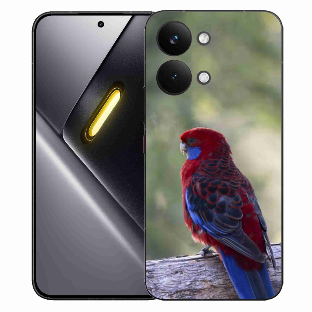 Gél borítás mmCase a Xiaomi Poco X8 Pro Max készülékhez - papagáj rosela