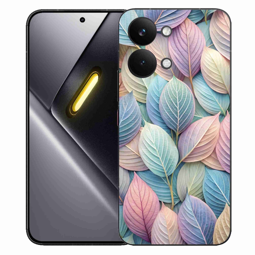 Gél borítás mmCase a Xiaomi Poco X8 Pro Max készülékhez - pasztell levelek