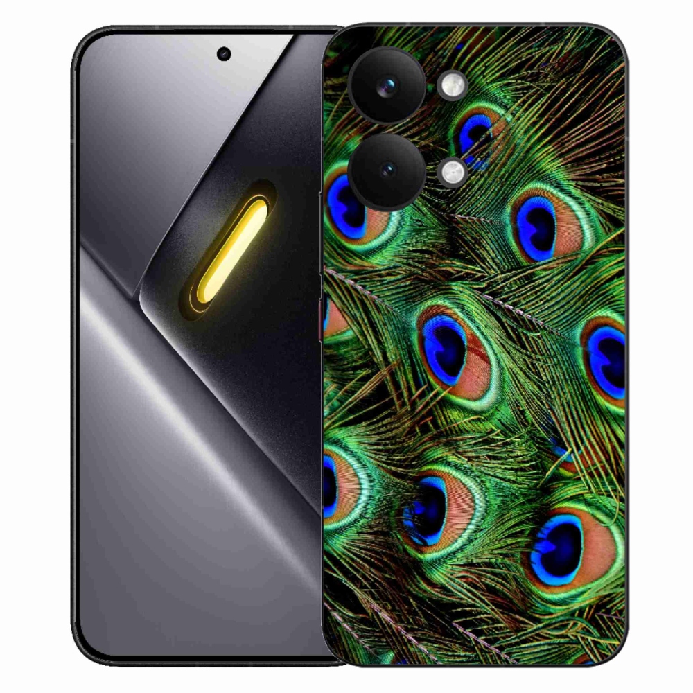 Gél borítás mmCase a Xiaomi Poco X8 Pro Max készülékhez - pávatoll