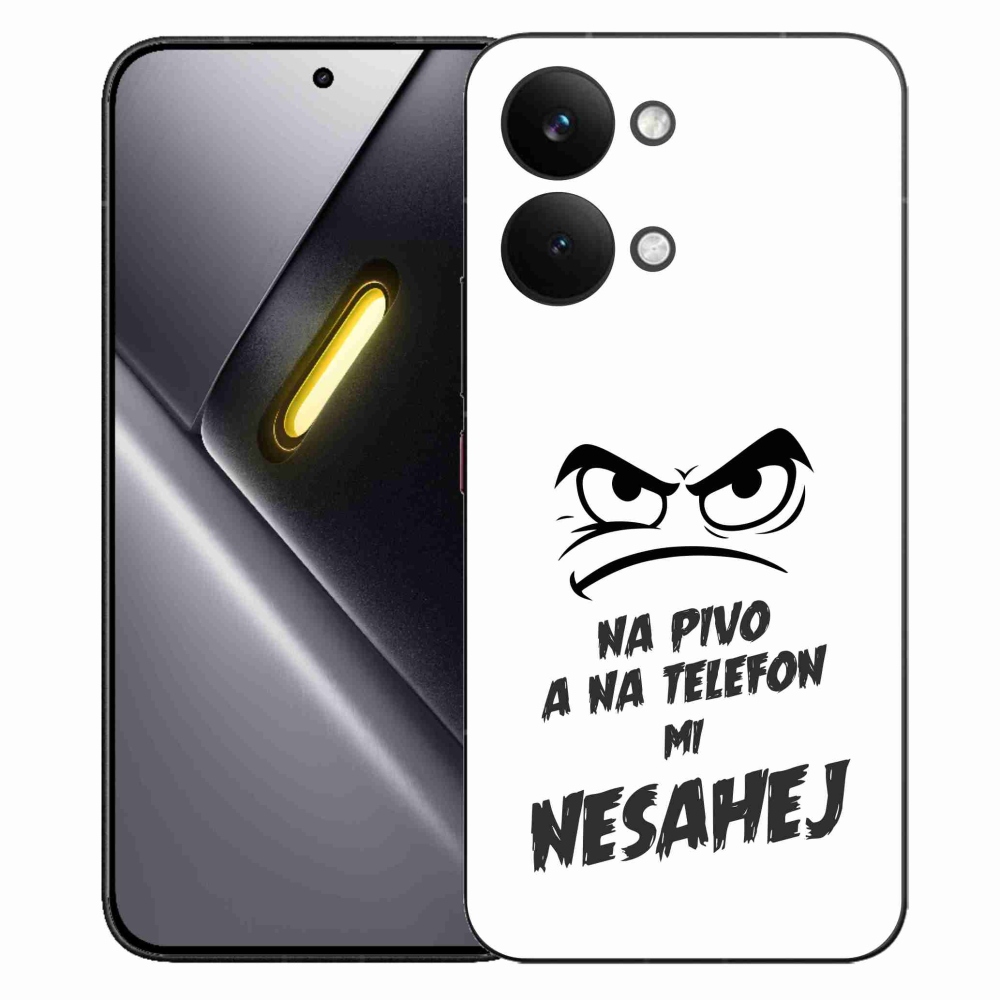 Gél borítás mmCase a Xiaomi Poco X8 Pro Max számára - sör motívum 2 fehér háttér