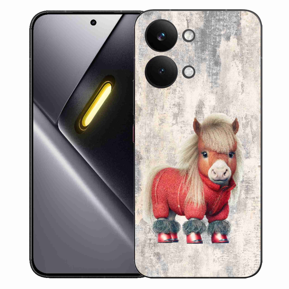 Gél borítás mmCase a Xiaomi Poco X8 Pro Max számára - póni pulóverben