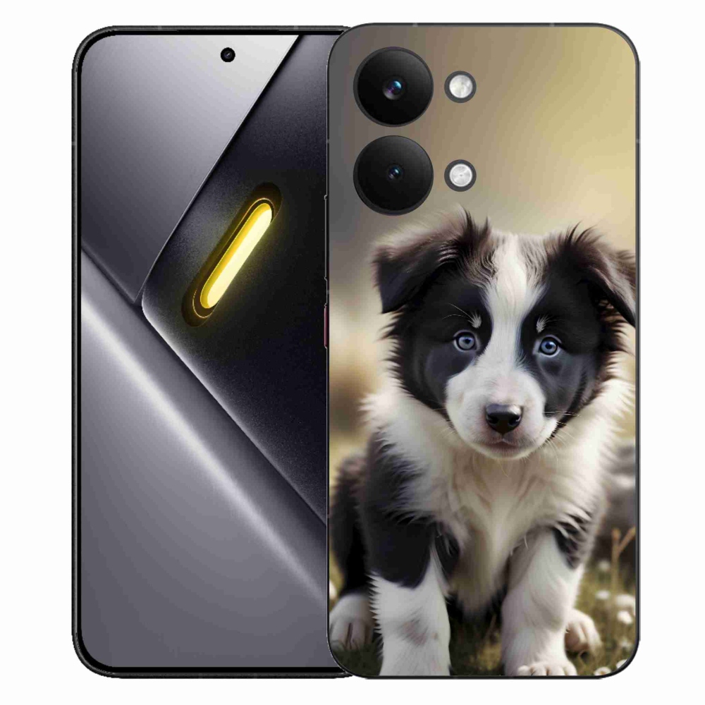 Gél borítás mmCase a Xiaomi Poco X8 Pro Max készülékhez - aranyos border collie