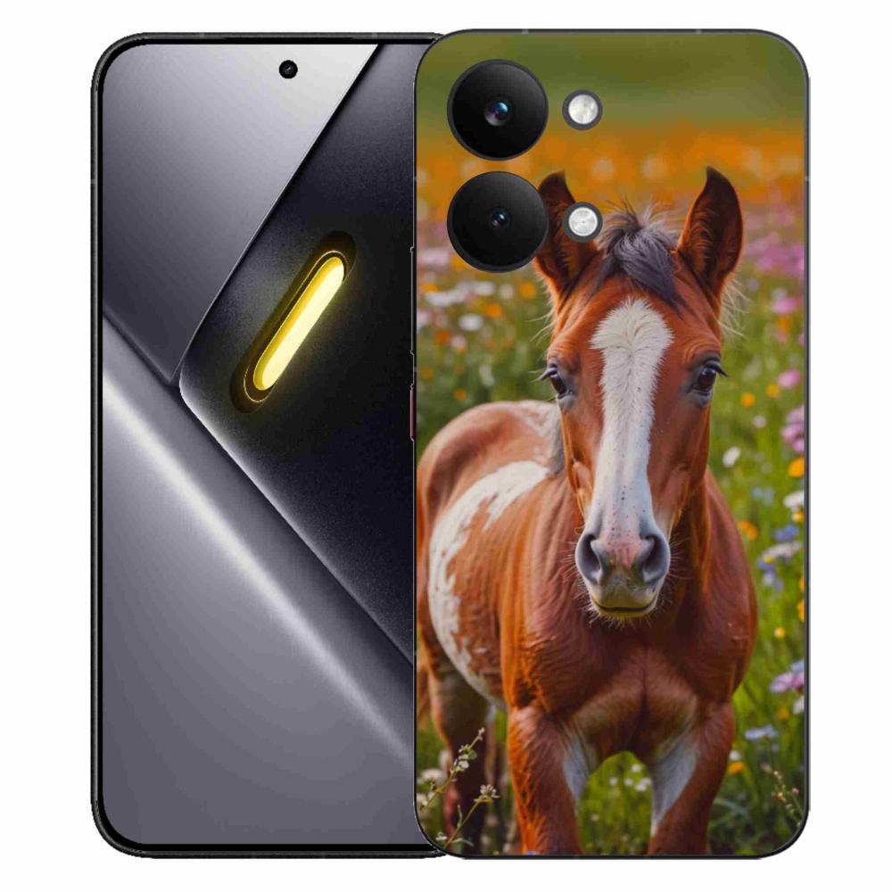 Gél borítás mmCase a Xiaomi Poco X8 Pro Max számára - aranyos csikó