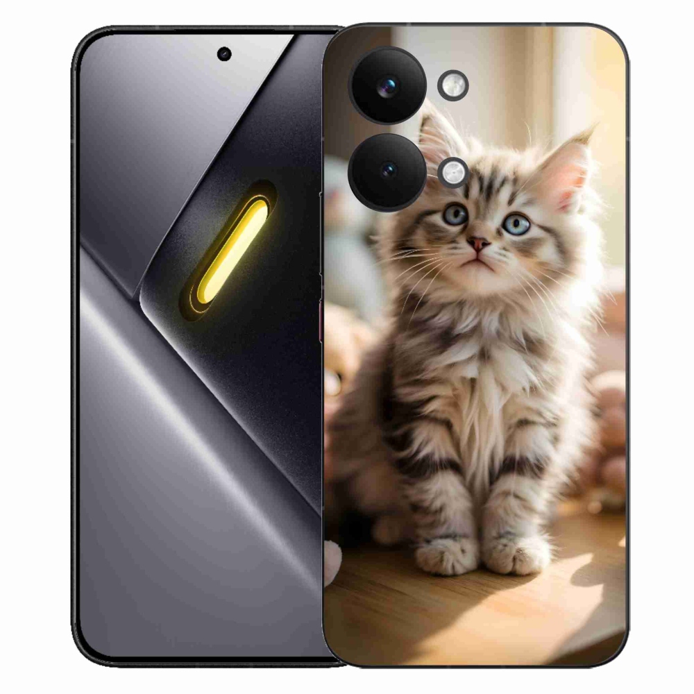 Gél borítás mmCase a Xiaomi Poco X8 Pro Max számára - aranyos cica 10