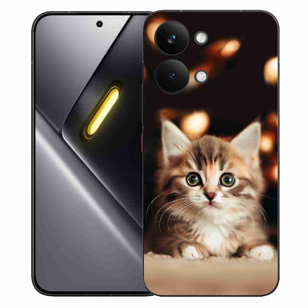 Gél borítás mmCase a Xiaomi Poco X8 Pro Max számára - aranyos cica 2