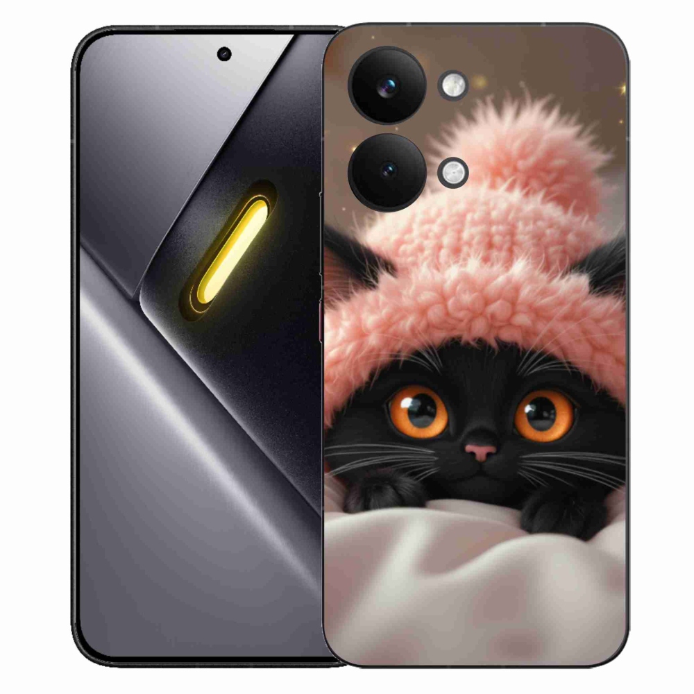 Gél borítás mmCase a Xiaomi Poco X8 Pro Max számára - aranyos cica 7