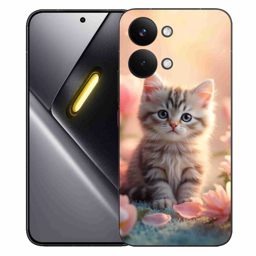 Gél borítás mmCase a Xiaomi Poco X8 Pro Max számára - aranyos cica 8