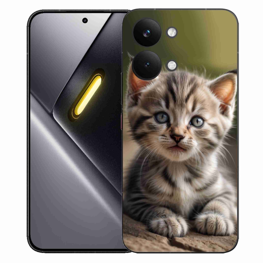 Gél borítás mmCase a Xiaomi Poco X8 Pro Max számára - aranyos cica 9