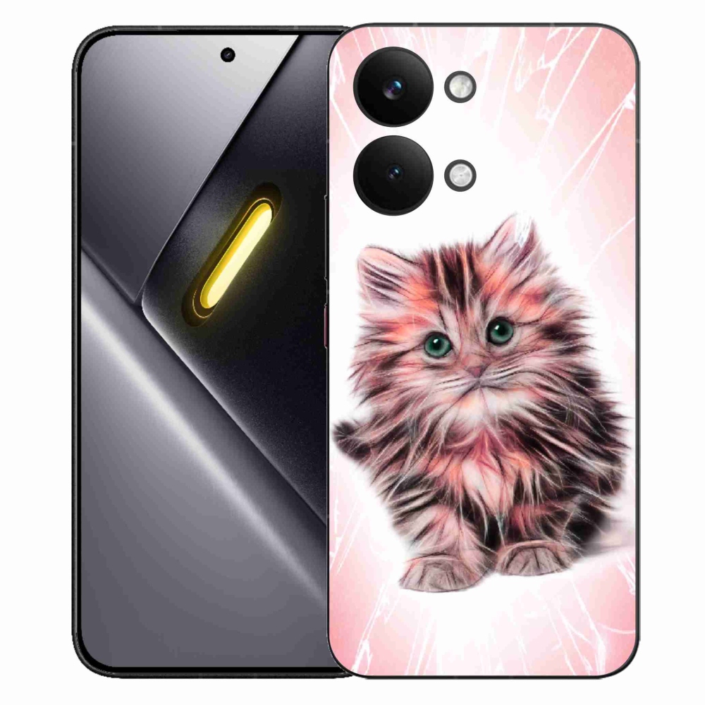 Gél borítás mmCase a Xiaomi Poco X8 Pro Max számára - aranyos cica