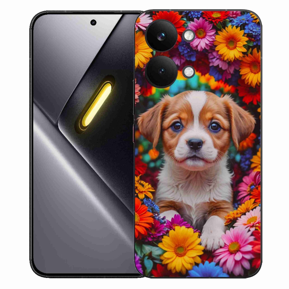 Gél borítás mmCase a Xiaomi Poco X8 Pro Max számára - aranyos kiskutya