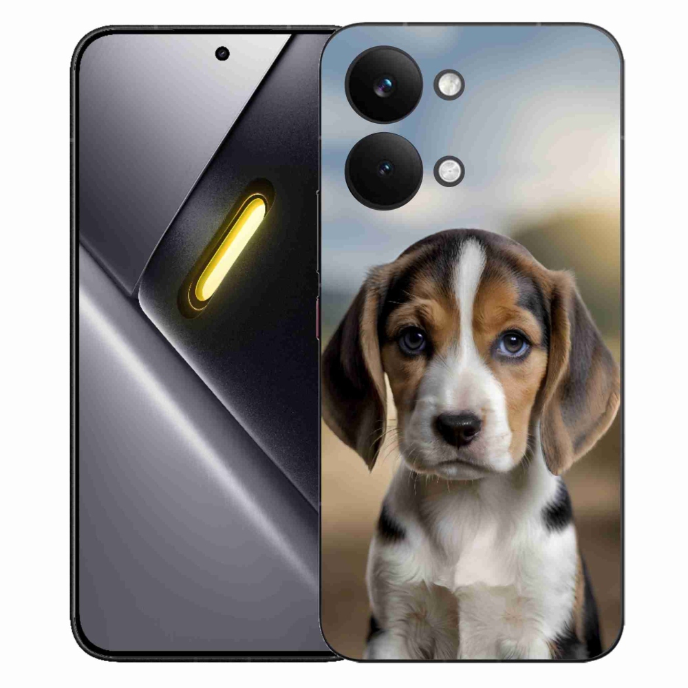 Gél borítás mmCase a Xiaomi Poco X8 Pro Max számára - aranyos beagle