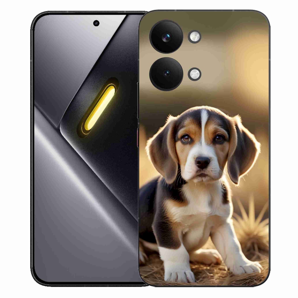 Gél borítás mmCase a Xiaomi Poco X8 Pro Max számára - aranyos beagle